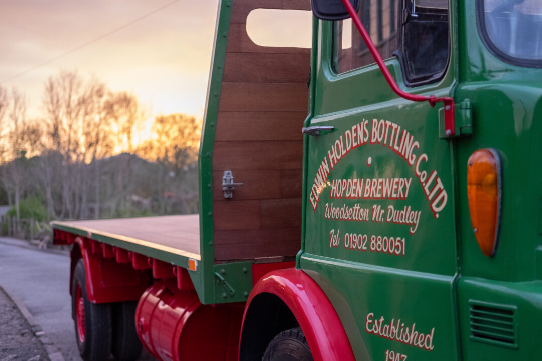 Holden's Bottling lorry