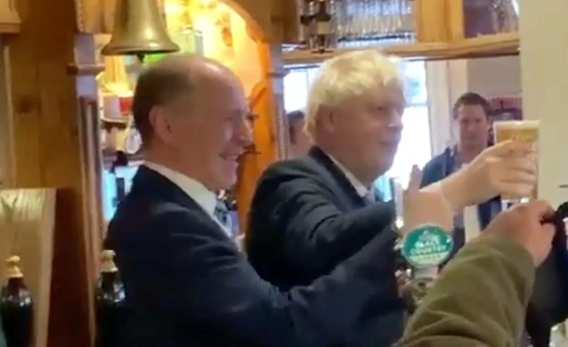 Boris Johnson visit Holden's Bottling